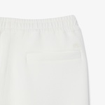 Erkek Loose Fit Beyaz Eşofman Altı