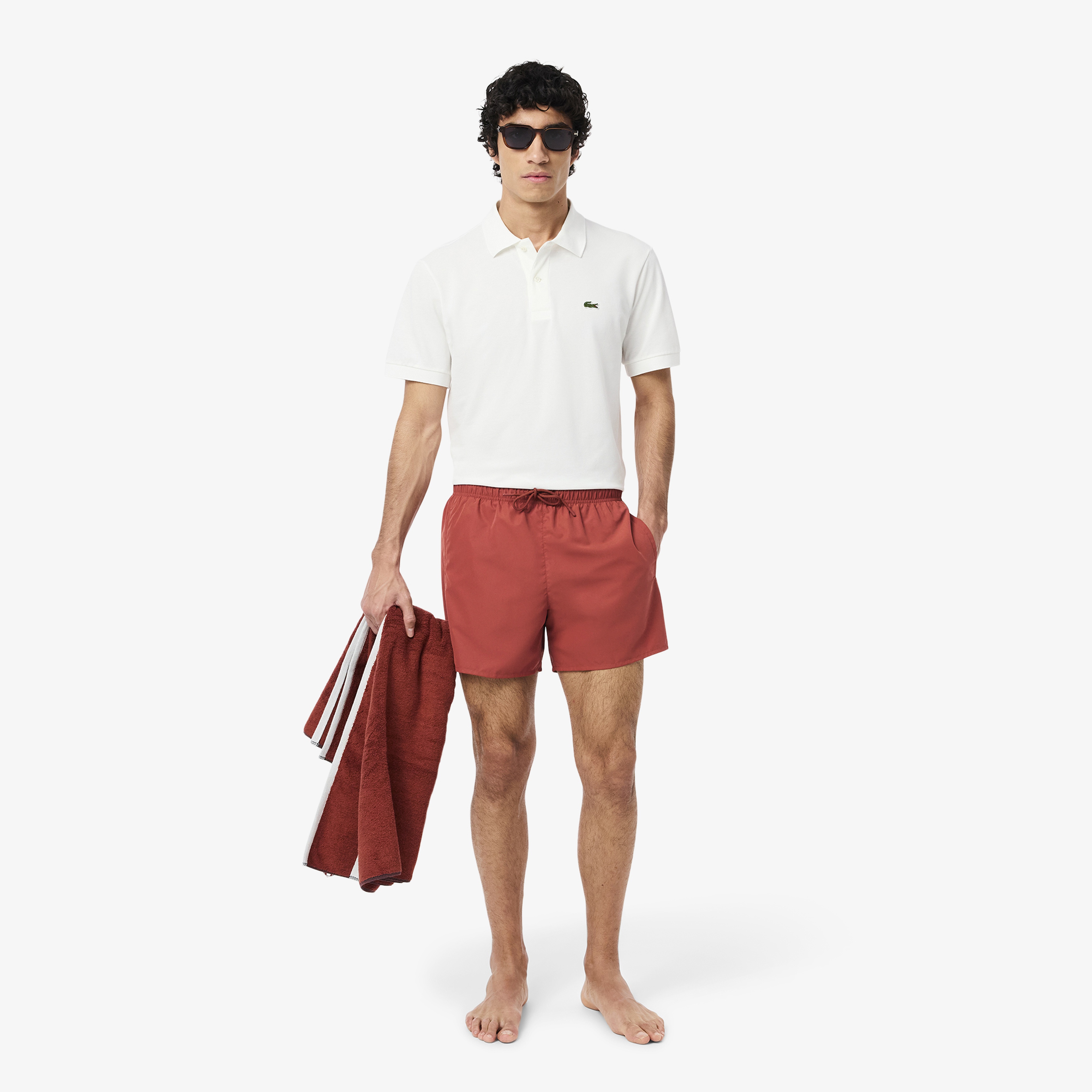Lacoste Erkek Bordo Mayo