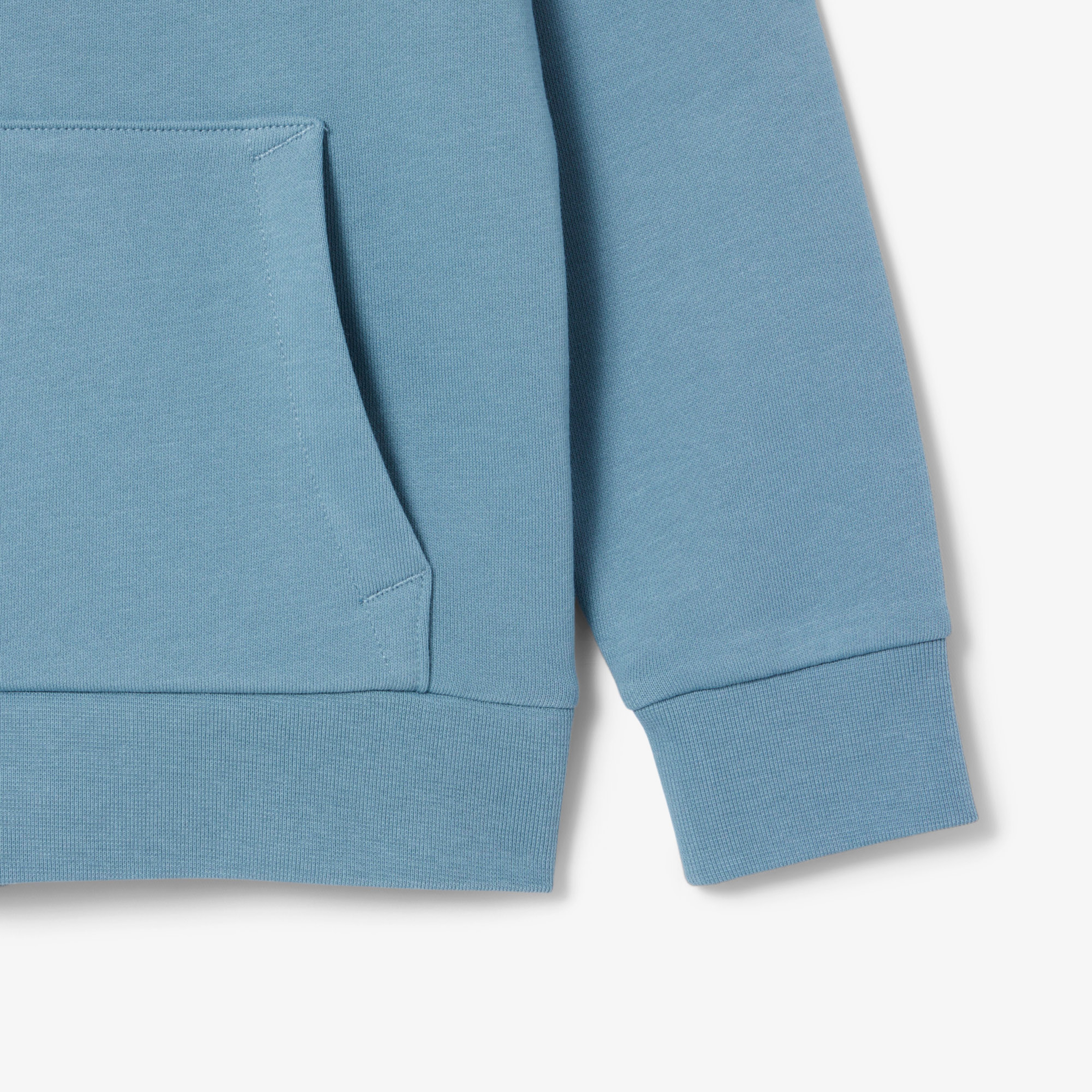 Çocuk Kapüşonlu Baskılı Mavi Sweatshirt