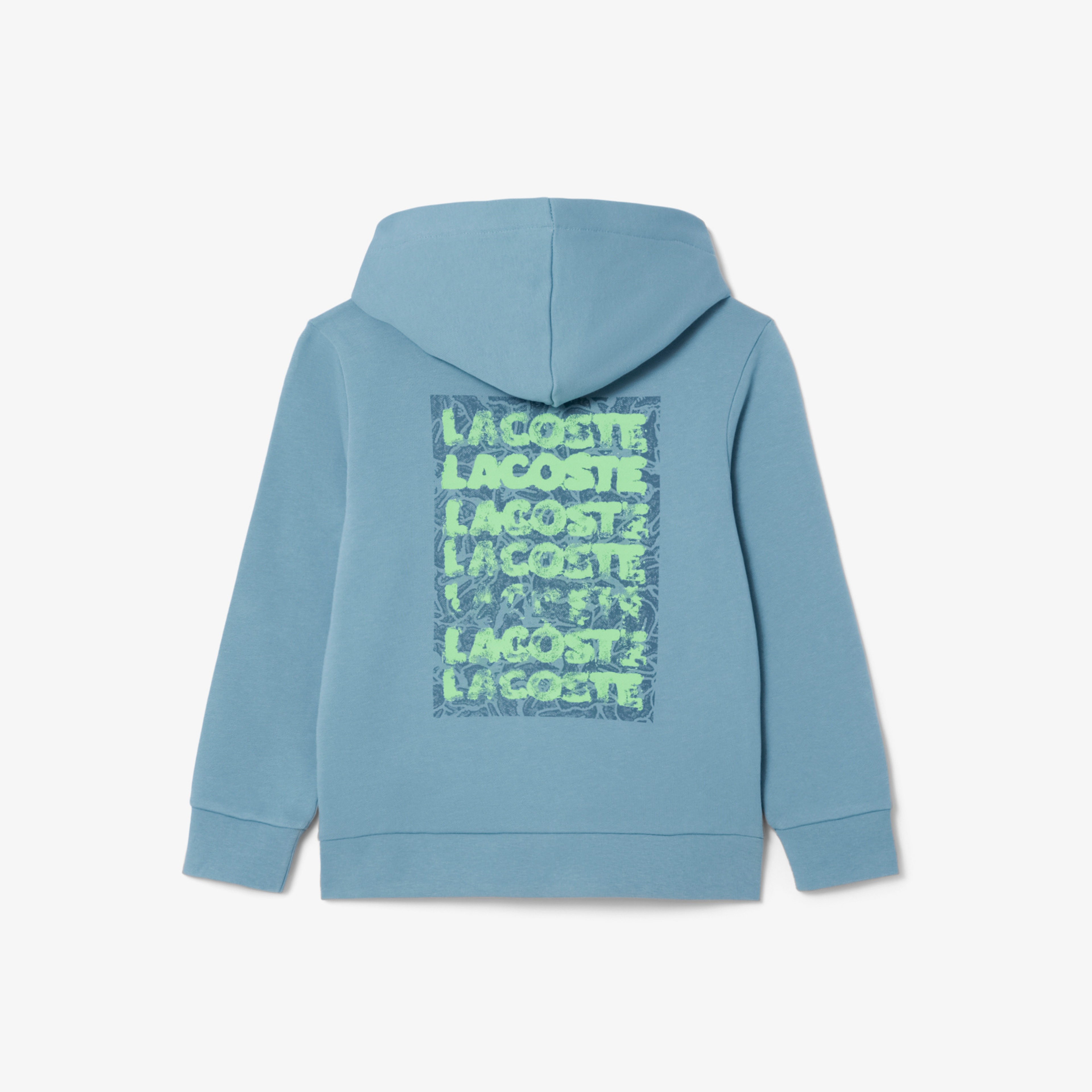 Çocuk Kapüşonlu Baskılı Mavi Sweatshirt