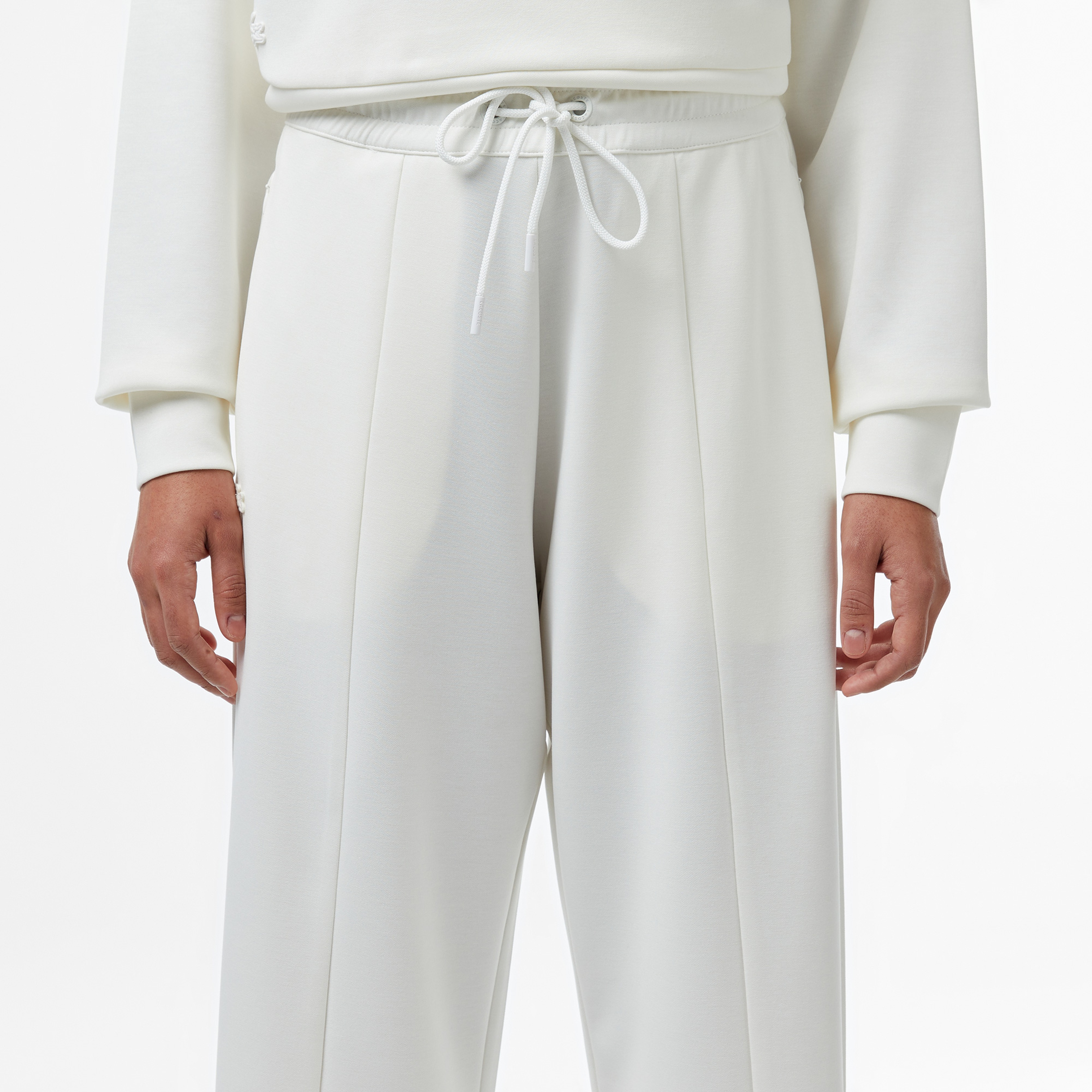 Kadın Loose Fit Beyaz Eşofman Altı