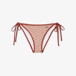 Kadın Monogram Kırmızı Bikini Altı