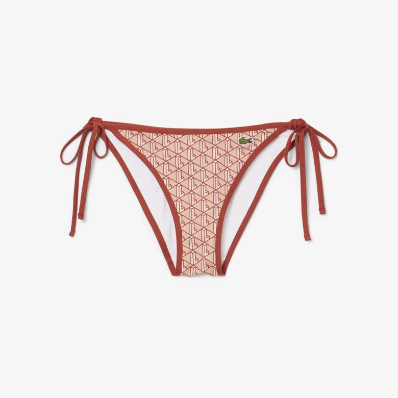 Kadın Monogram Kırmızı Bikini Altı