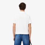 L.12.12 Erkek Classic Fit Beyaz Polo