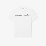 L.12.12 Erkek Classic Fit Beyaz Polo