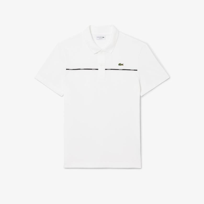 L.12.12 Erkek Classic Fit Beyaz Polo