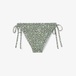 Kadın Baskılı Yeşil Bikini Altı
