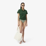 Kadın Baskılı Yeşil Bikini Altı