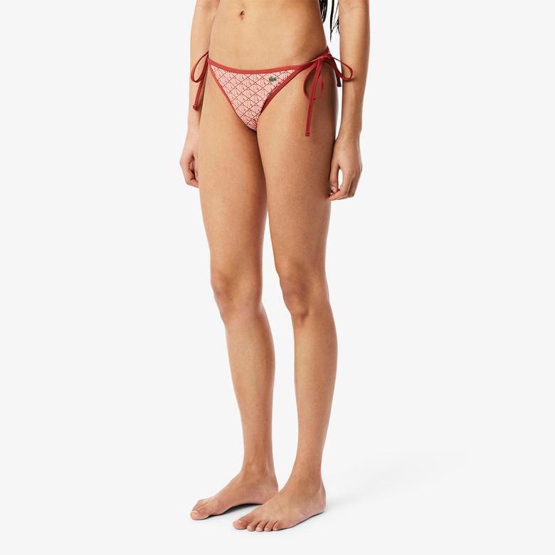 Kadın Monogram Kırmızı Bikini Altı