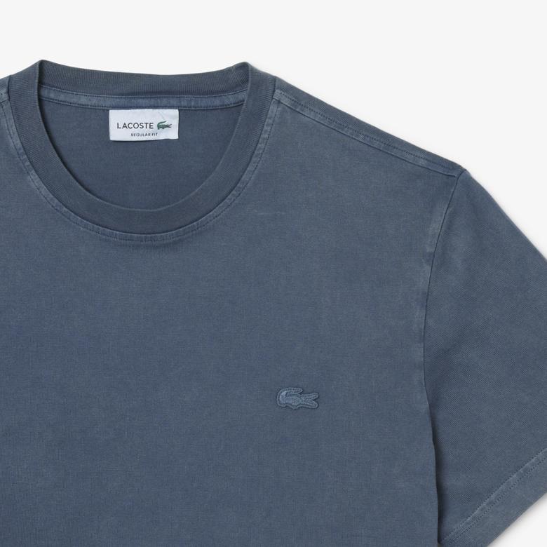 Erkek Regular Fit Bisiklet Yaka Lacivert T-Shirt