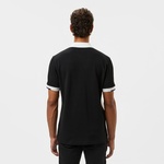 Erkek Regular Fit Renk Bloklu Beyaz Polo