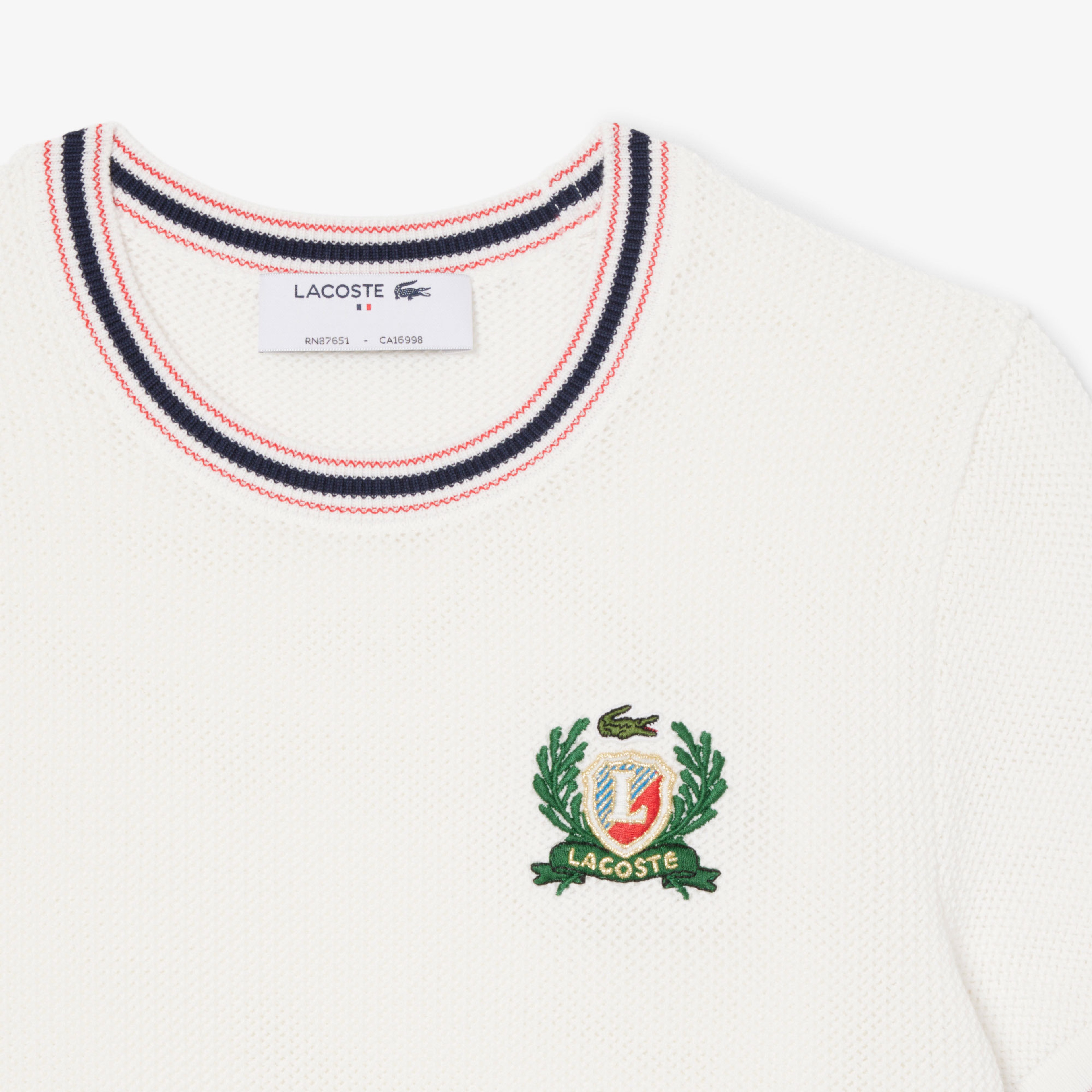 Kadın Regular Fit Kısa Kollu Bisiklet Yaka Beyaz Triko