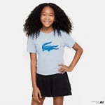 Erkek Çocuk Bisiklet Yaka Baskılı Mavi T-Shirt