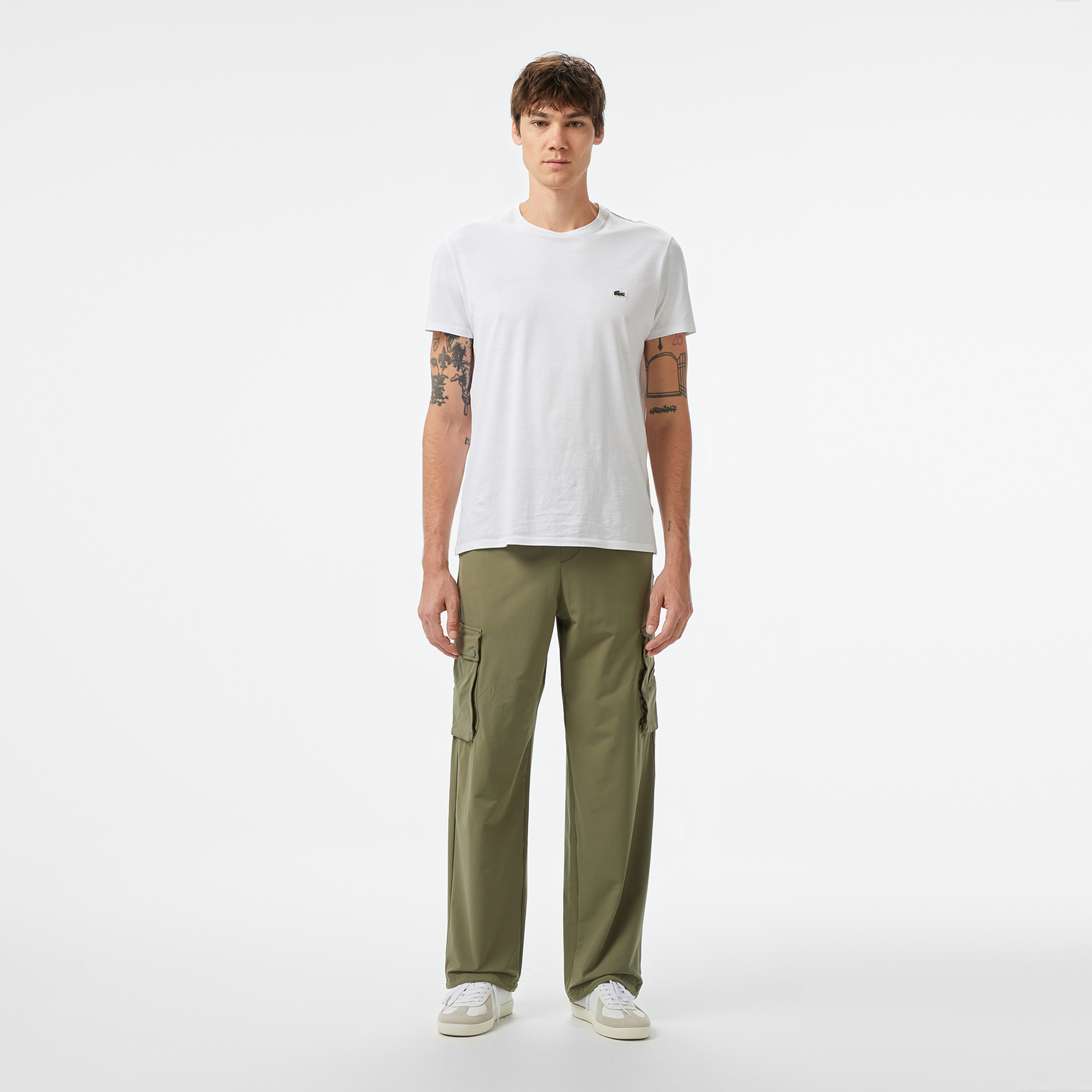 Erkek Relaxed Fit Jogger Haki Pantolon