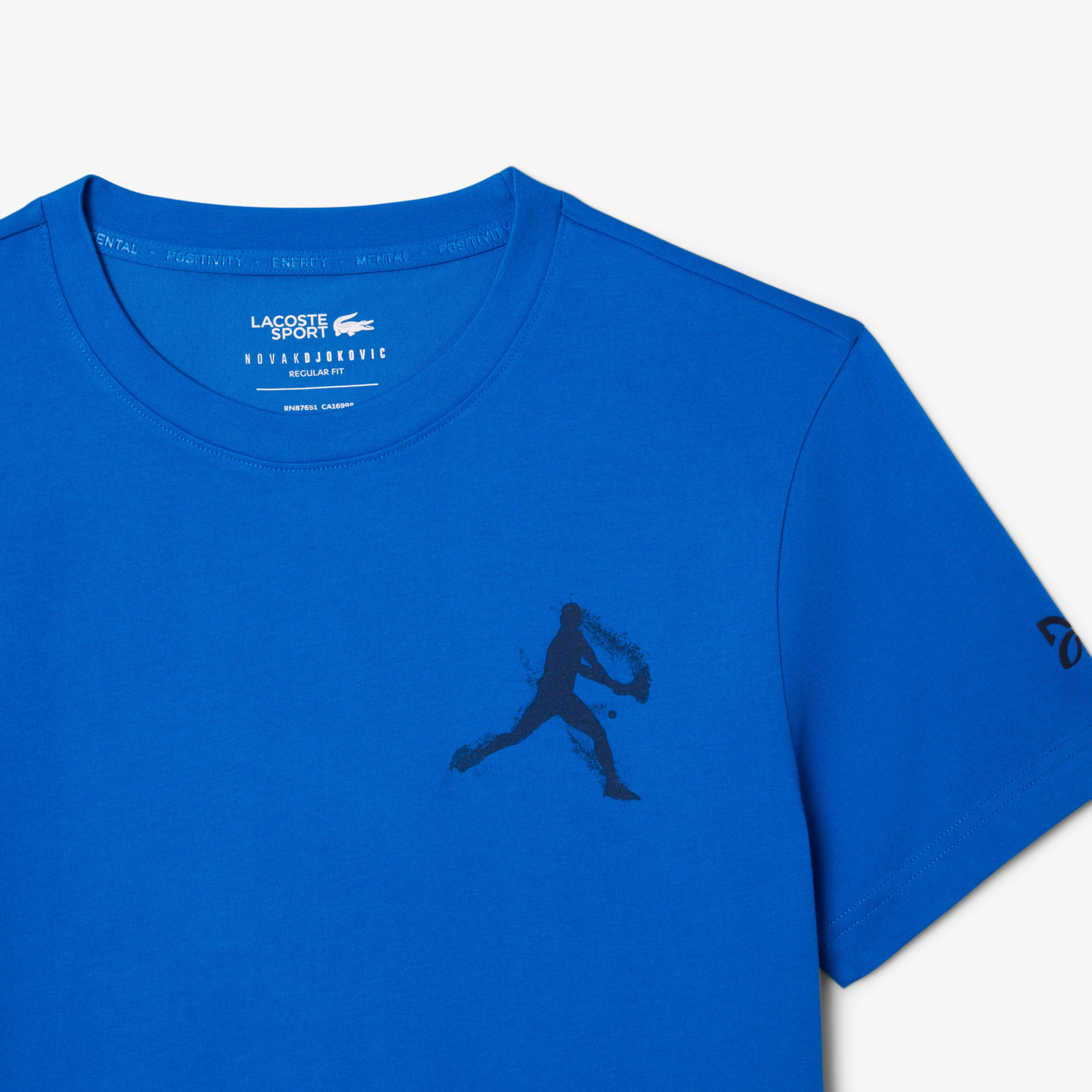Tennis x Novak Djokovic Erkek Regular Fit Bisiklet Yaka Baskılı Lacivert T-Shirt & Şapka Seti