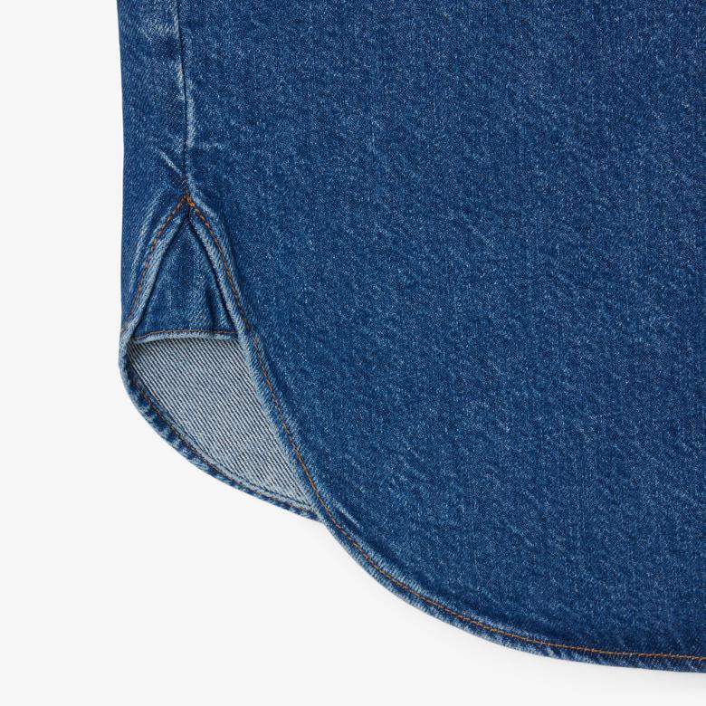 Kadın Relaxed Fit Denim Lacivert Ceket