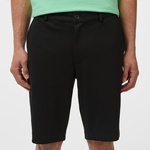 Erkek Tapered Fit Siyah Bermuda Şort