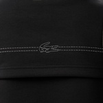 Kadın Relaxed Fit Kolsuz Bisiklet Yaka Siyah Elbise