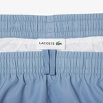Lacoste Erkek Renk Bloklu Mavi Deniz Şortu