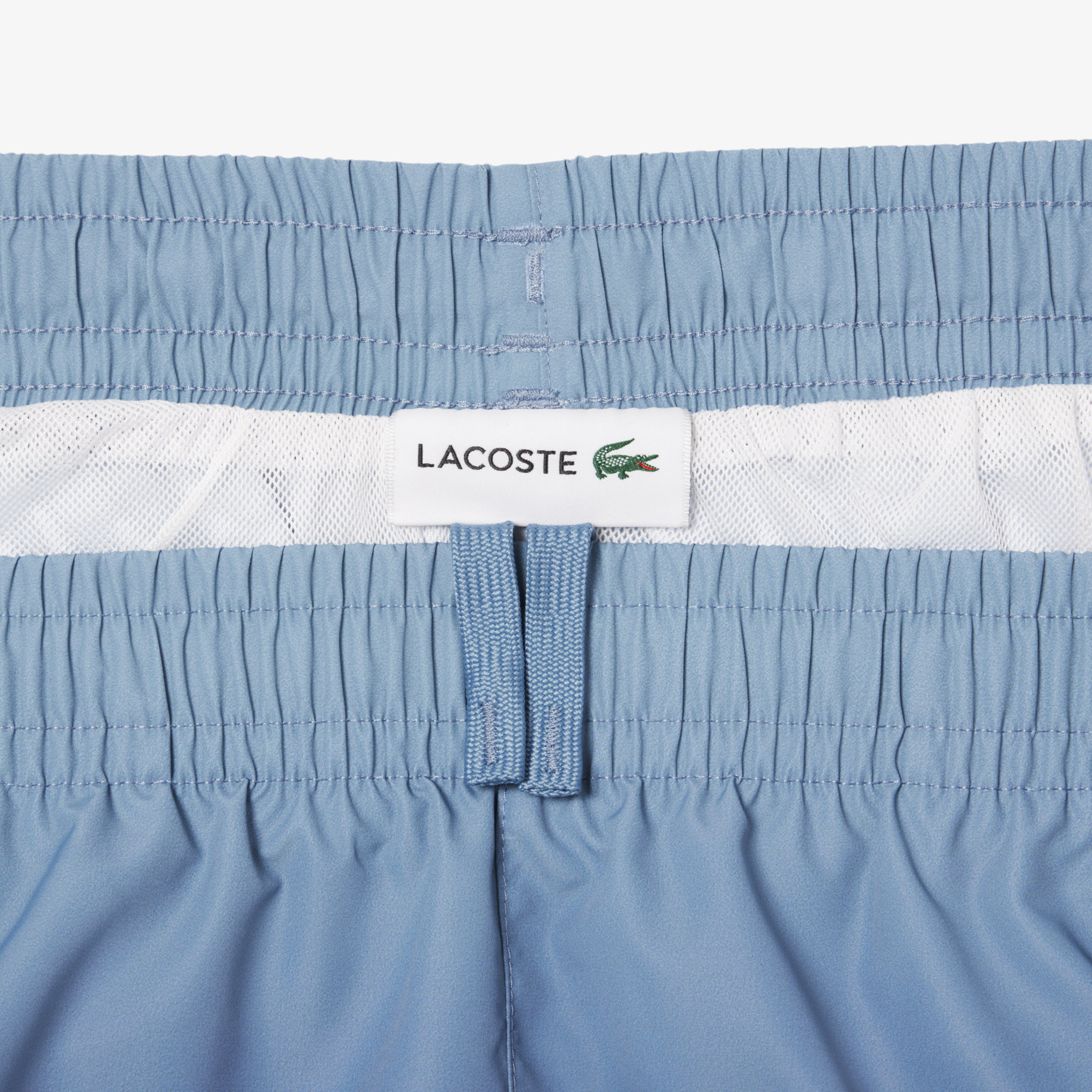 Lacoste Erkek Renk Bloklu Mavi Deniz Şortu