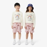 Çocuk Desenli Pembe Şort