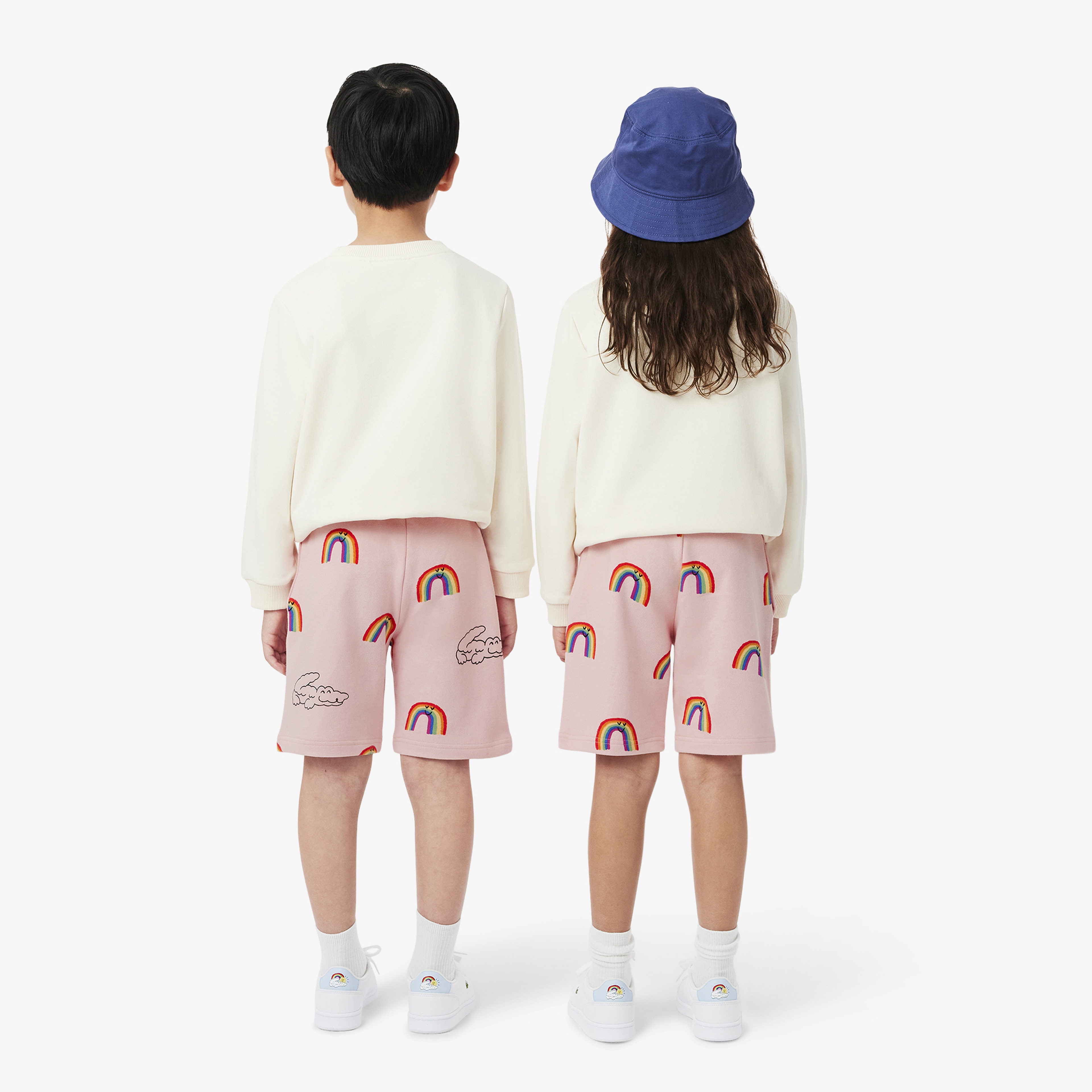 Çocuk Desenli Pembe Şort