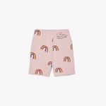 Çocuk Desenli Pembe Şort
