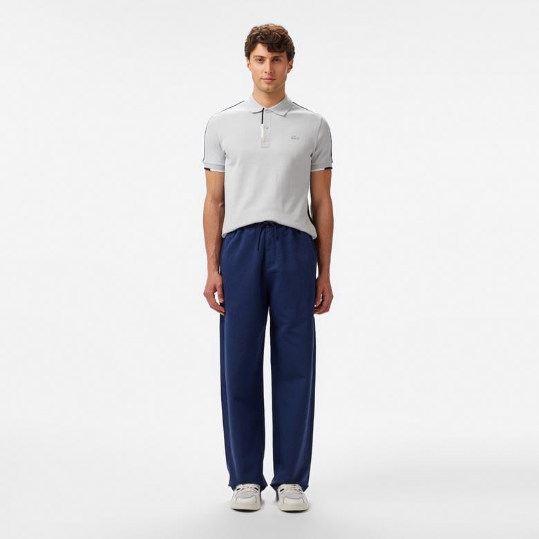 Lacoste Erkek Regular Fit Renk Bloklu Gri Polo
