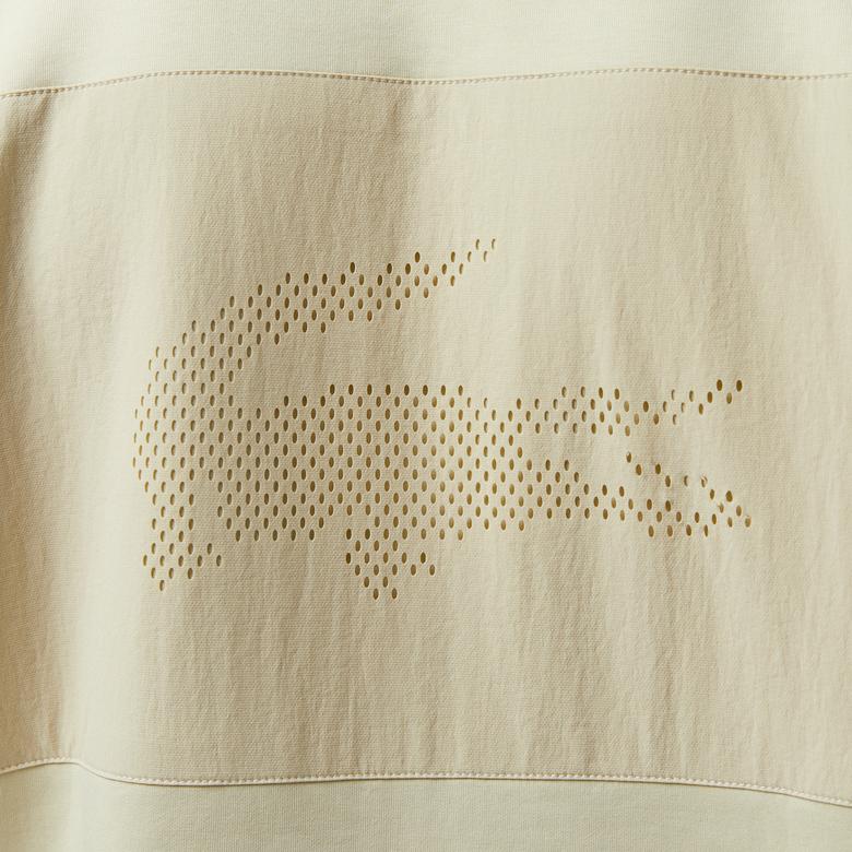 Erkek Fermuarlı Bej Sweatshirt