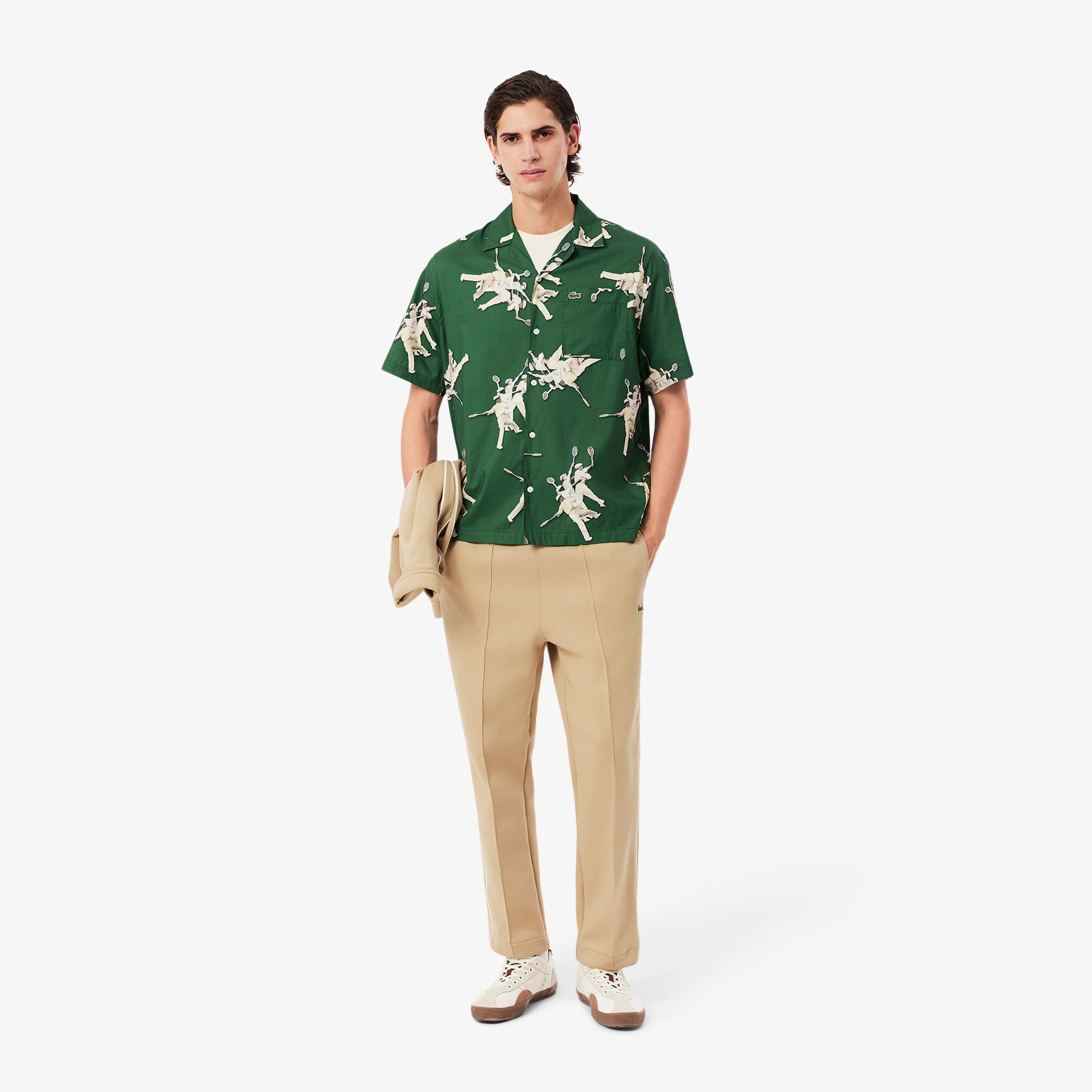 Erkek Regular Fit Bej Eşofman Altı