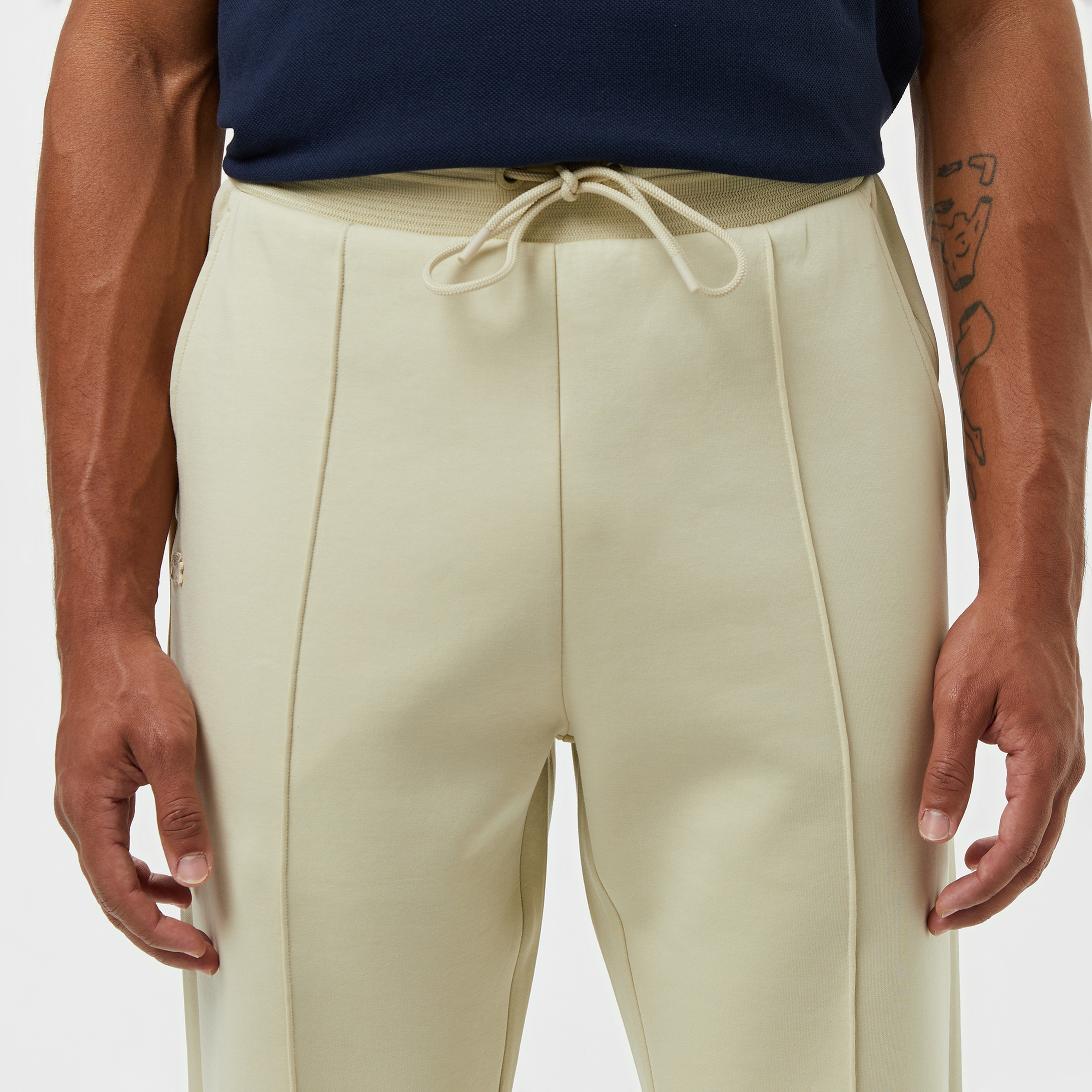 Erkek Relaxed Fit Bej Eşofman Altı