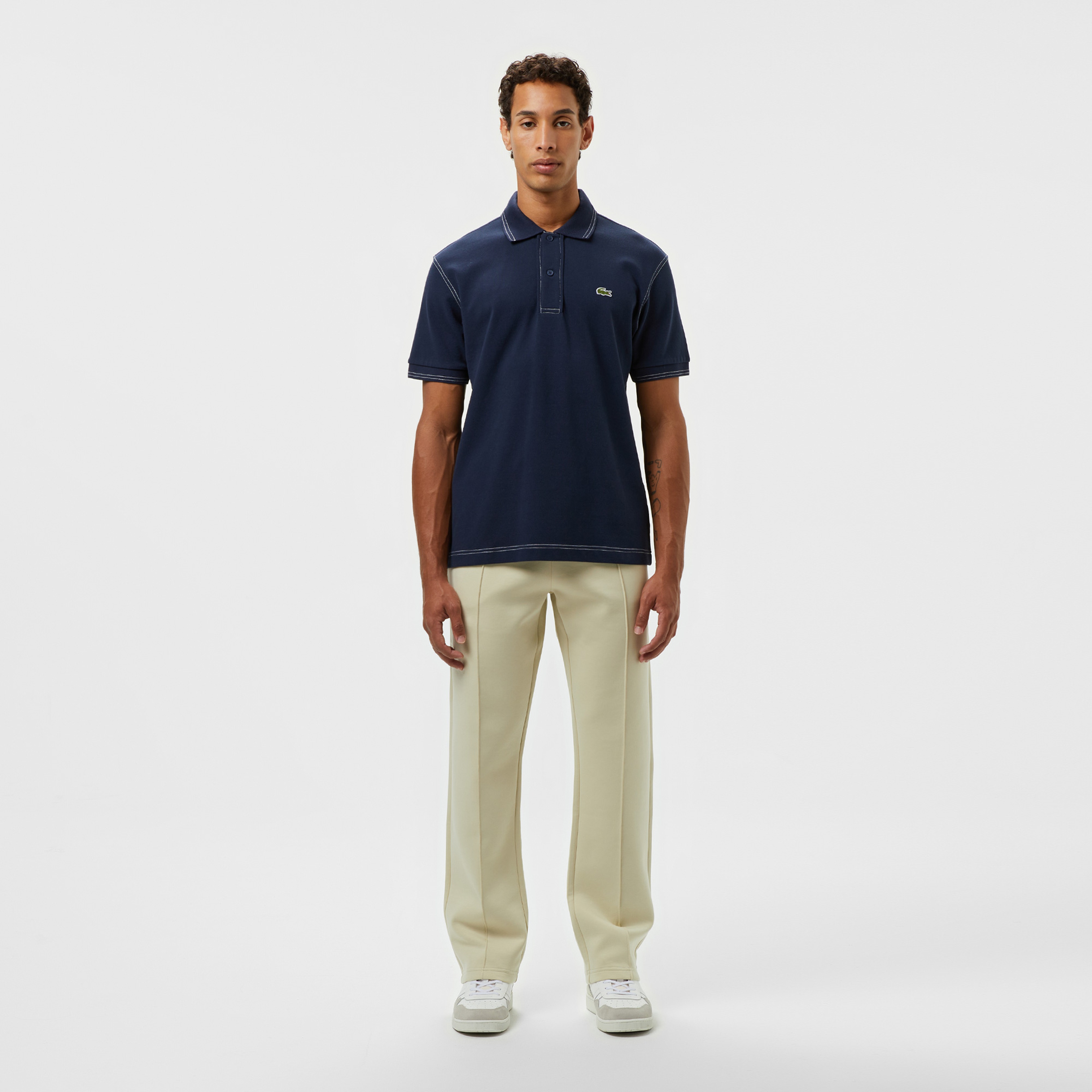 Erkek Relaxed Fit Bej Eşofman Altı