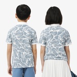 Çocuk Baskılı Mavi Polo