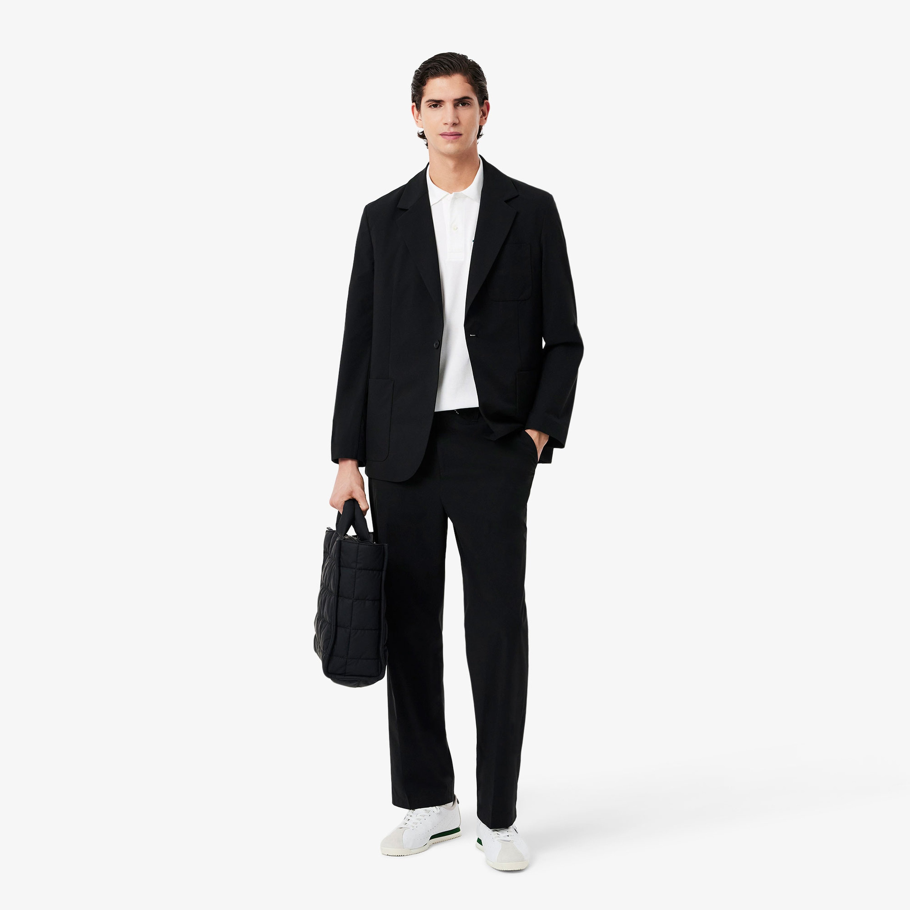 L.12.12 Erkek Classic Fit Beyaz Polo