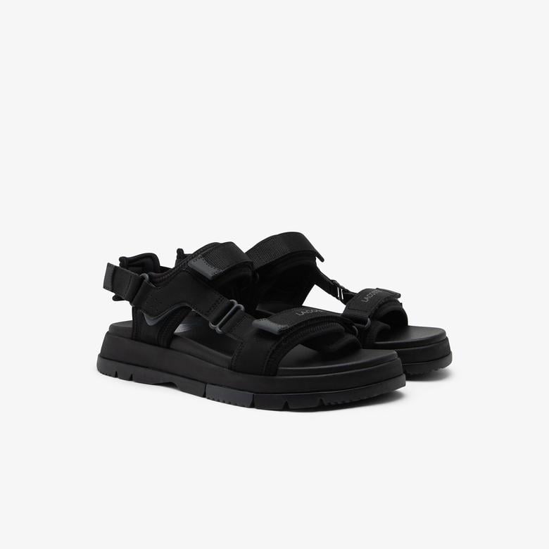 Suruga Premium Erkek Siyah Sandalet