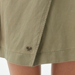 Kadın Classic Fit Kolsuz Haki Elbise