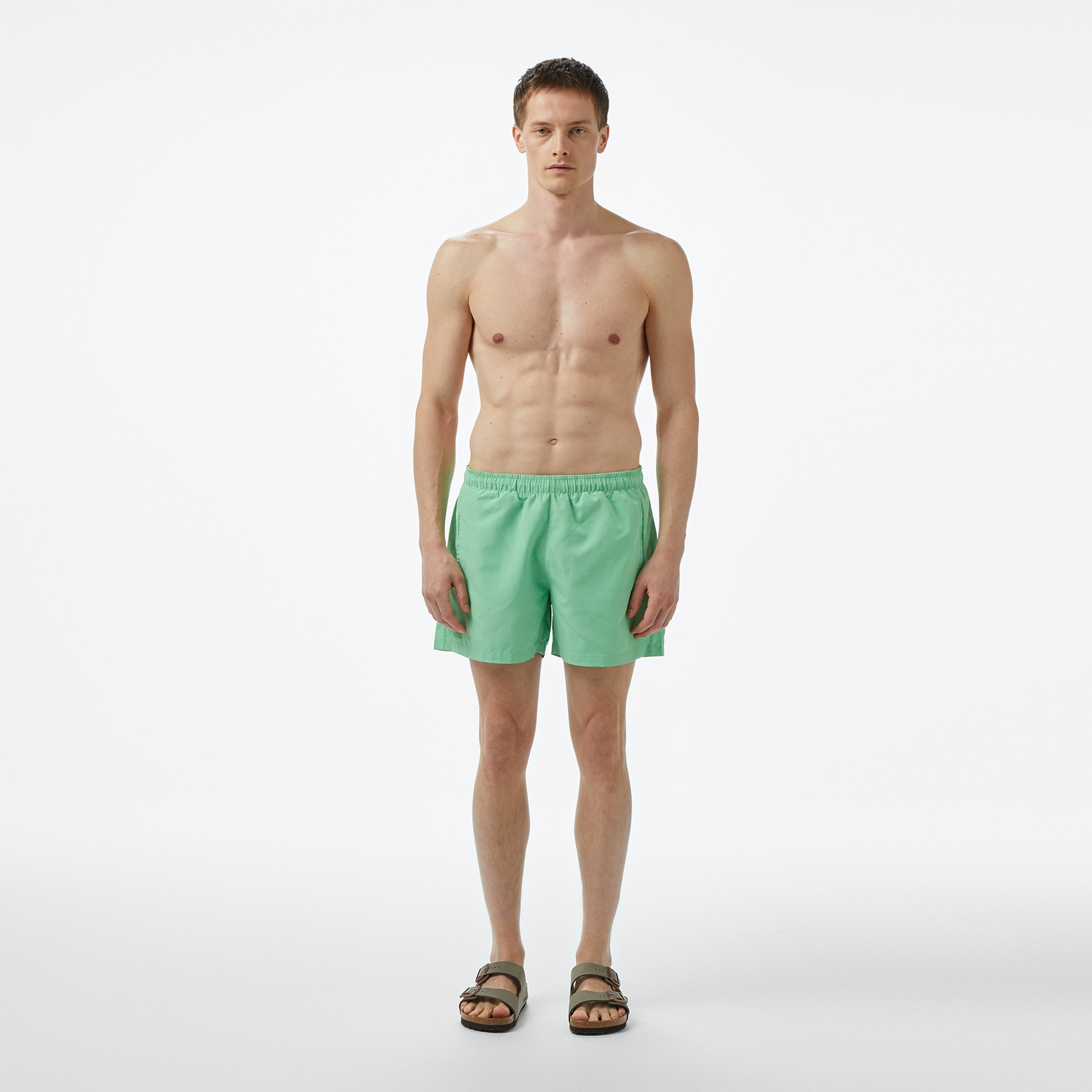 Lacoste Regular Fit Erkek Yeşil Mayoşort