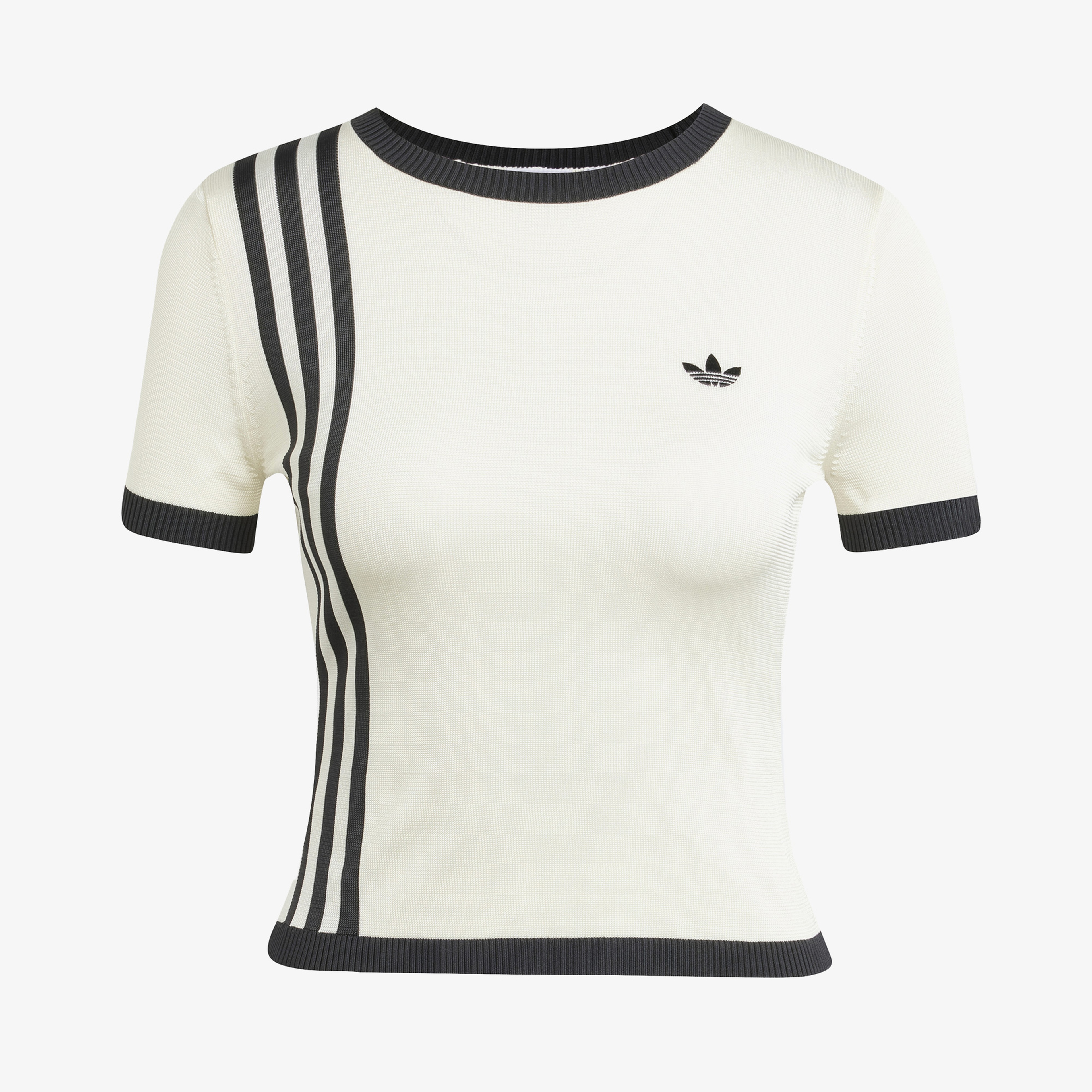 adidas Originals Knıtted 3S Beyaz Kadın T-Shirt