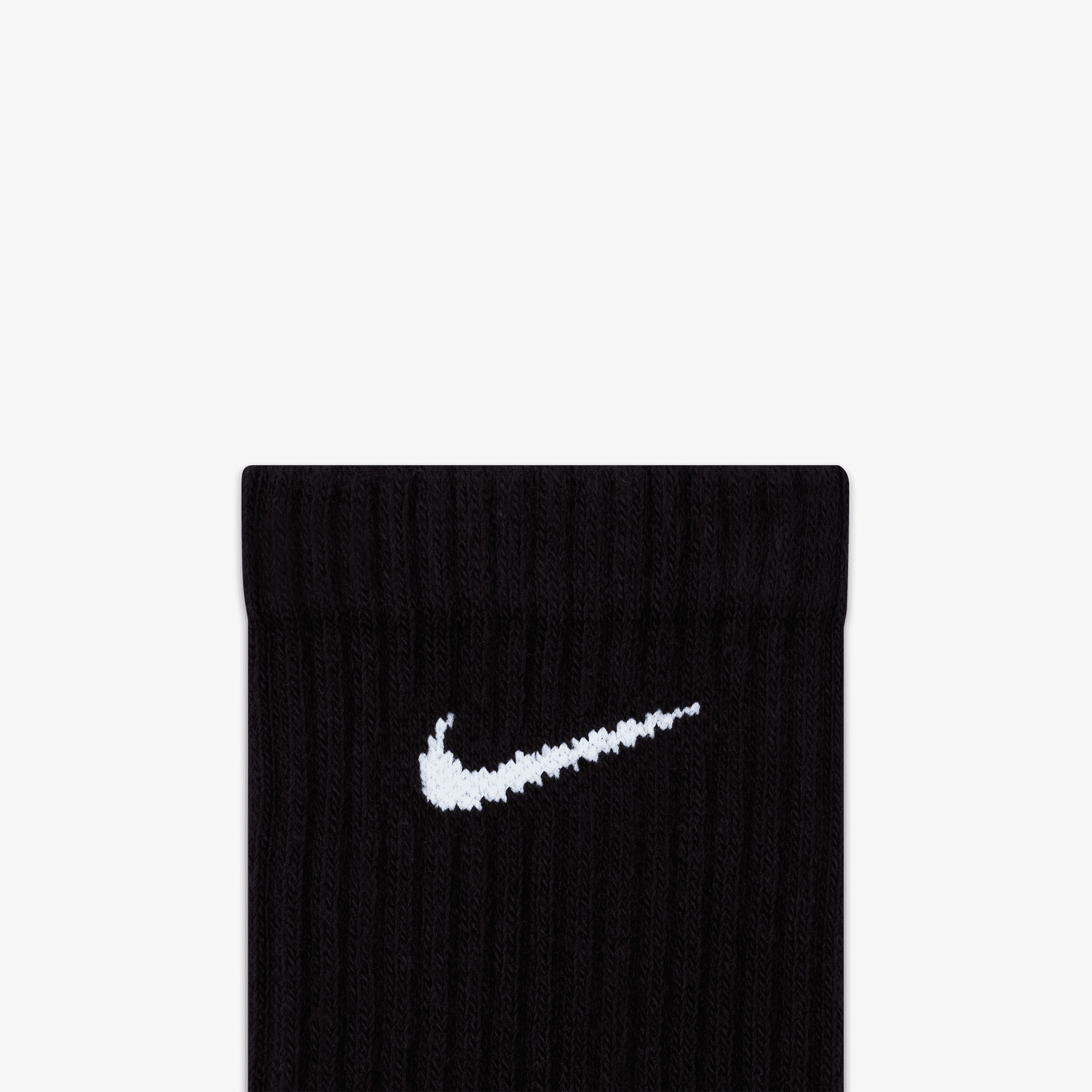 Nike Everyday Cash Crew 3'lü 132 Unisex Siyah Çorap