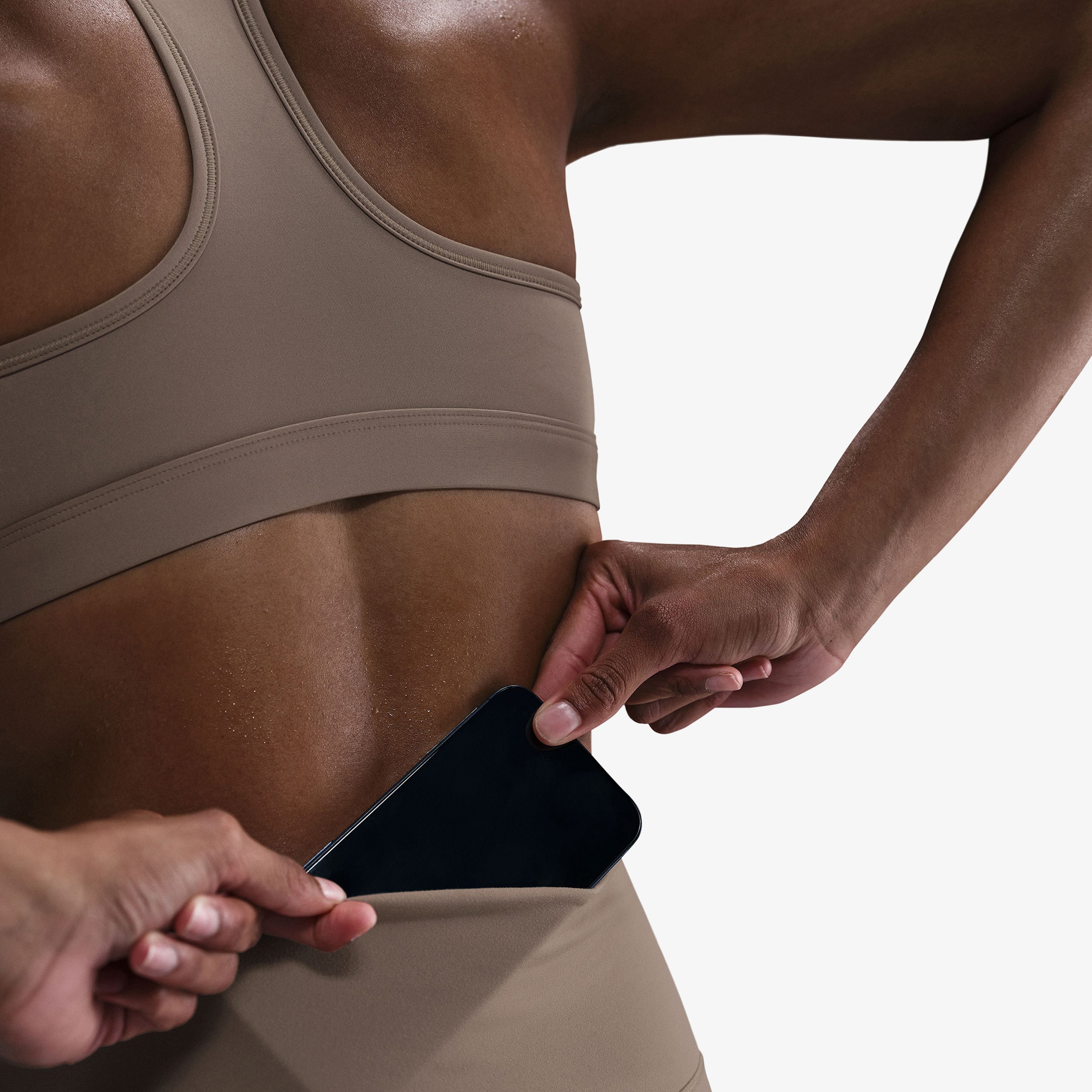 Nike Dri-Fit One Kadın Kahverengi Tayt