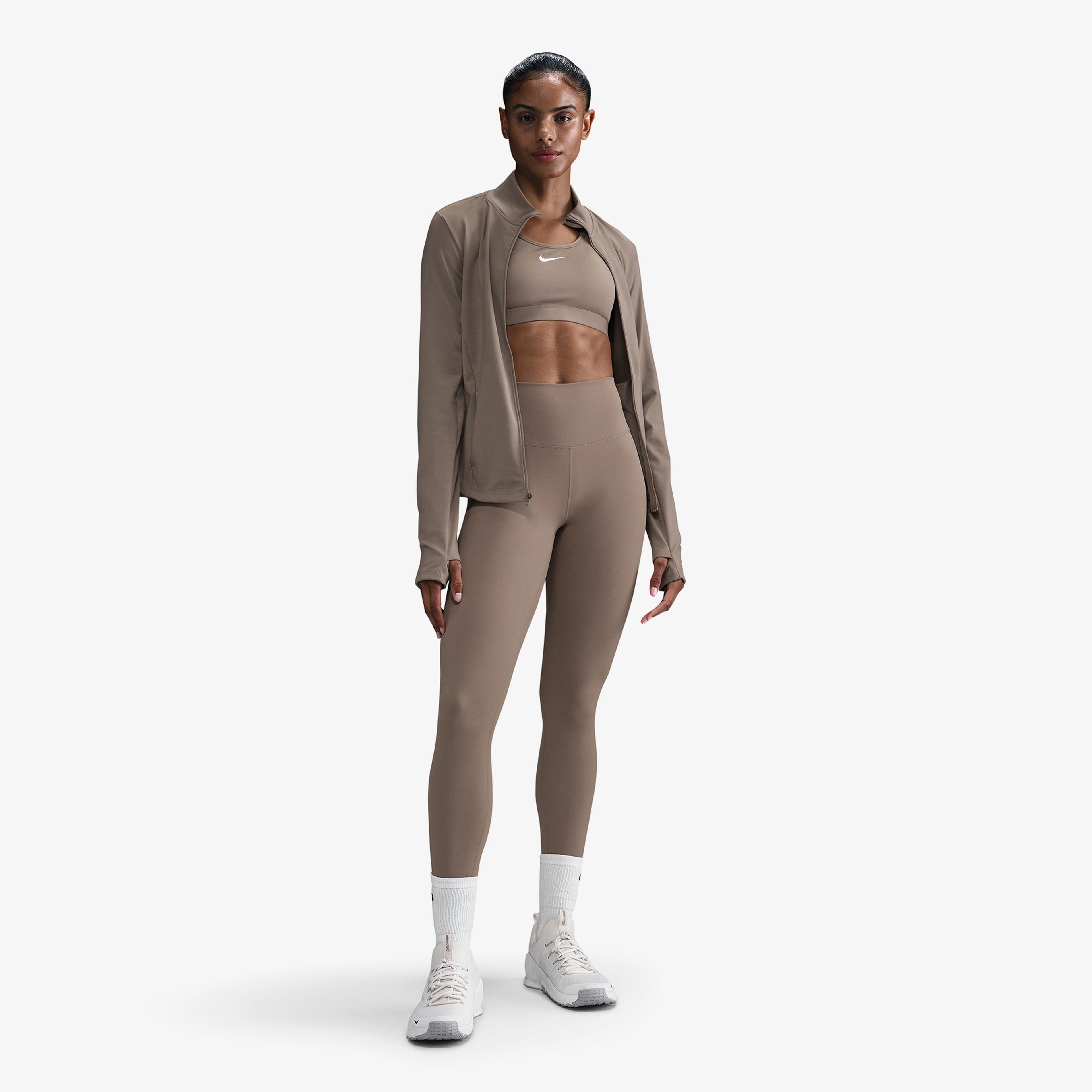 Nike Dri-Fit One Kadın Kahverengi Tayt