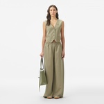 Kadın Relaxed Fit Haki Pantolon