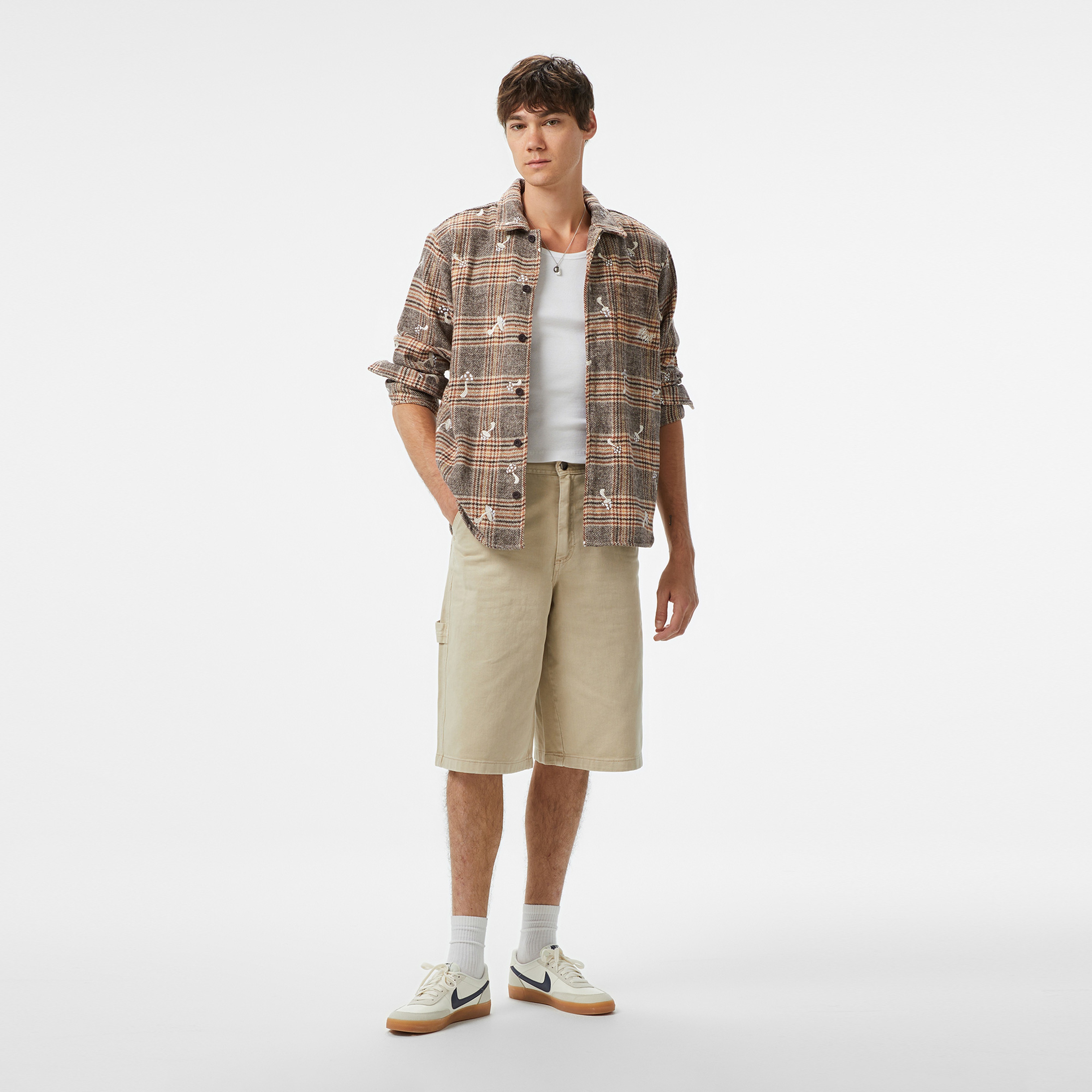 Ripndip Euphoria Button Up Erkek Kahverengi Gömlek