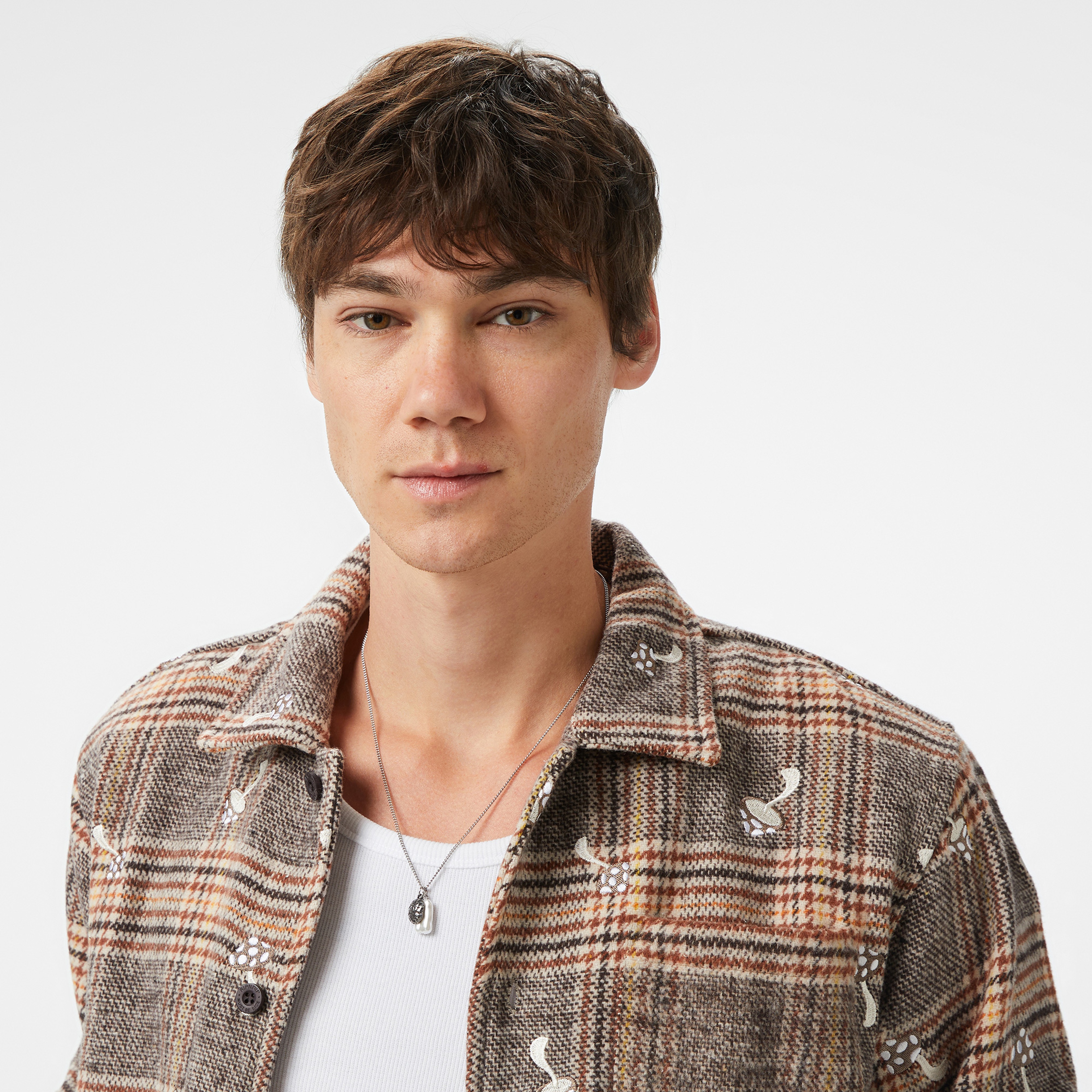 Ripndip Euphoria Button Up Erkek Kahverengi Gömlek