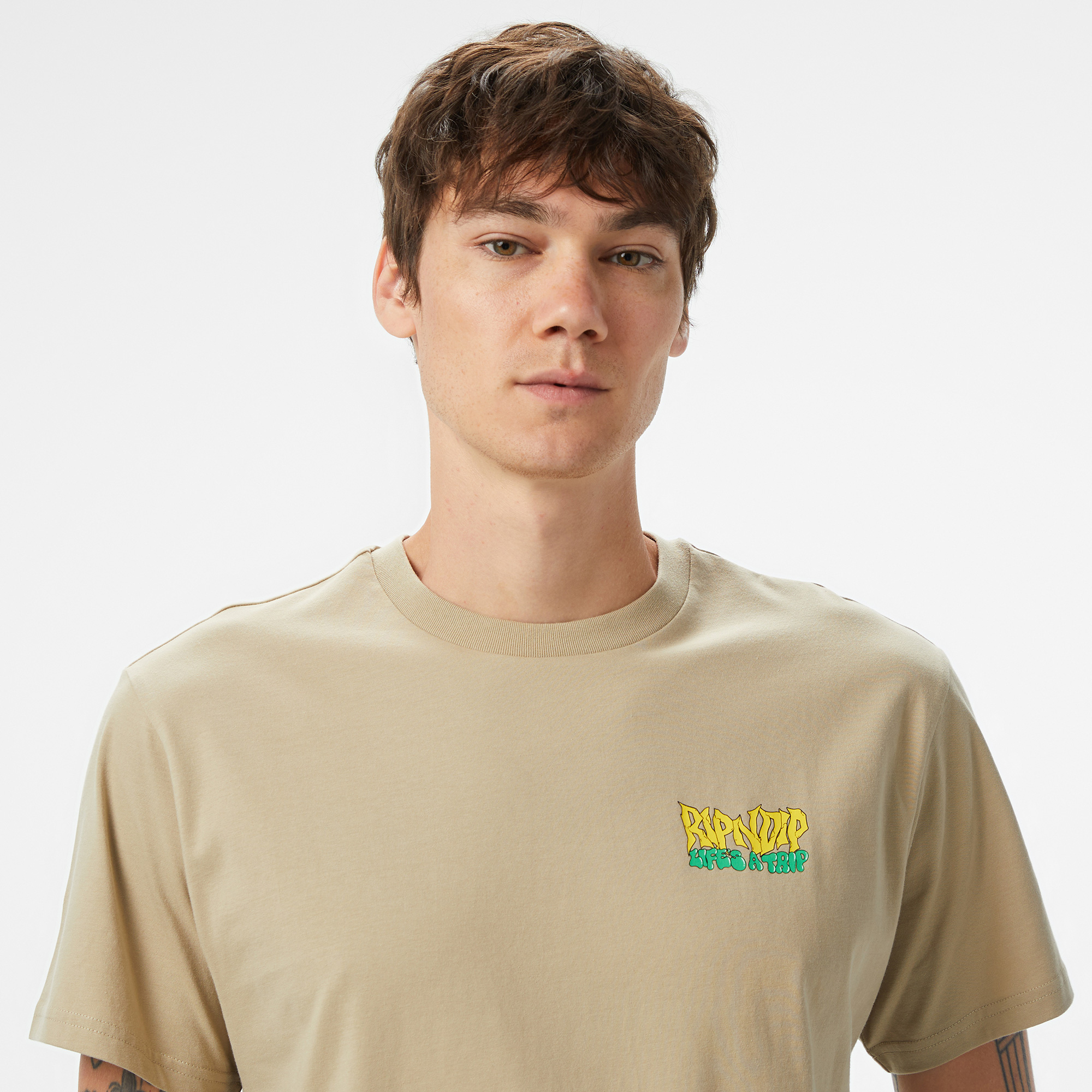 Ripndip Harvest Erkek Kahverengi T-Shirt