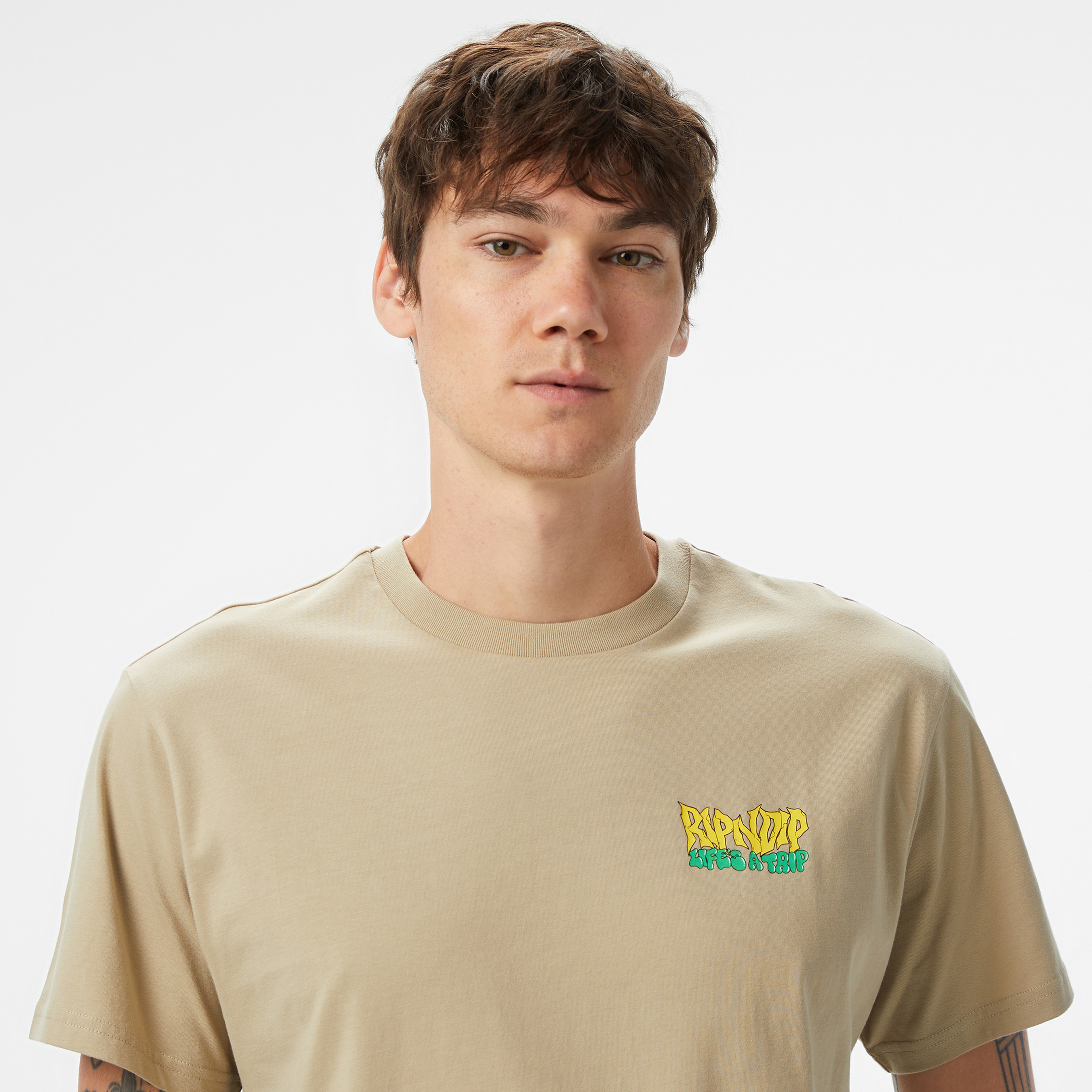 Ripndip Harvest Erkek Kahverengi T-Shirt