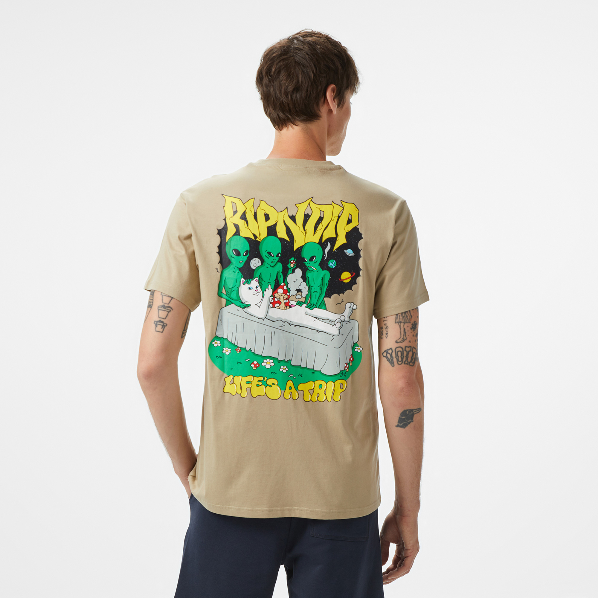 Ripndip Harvest Erkek Kahverengi T-Shirt
