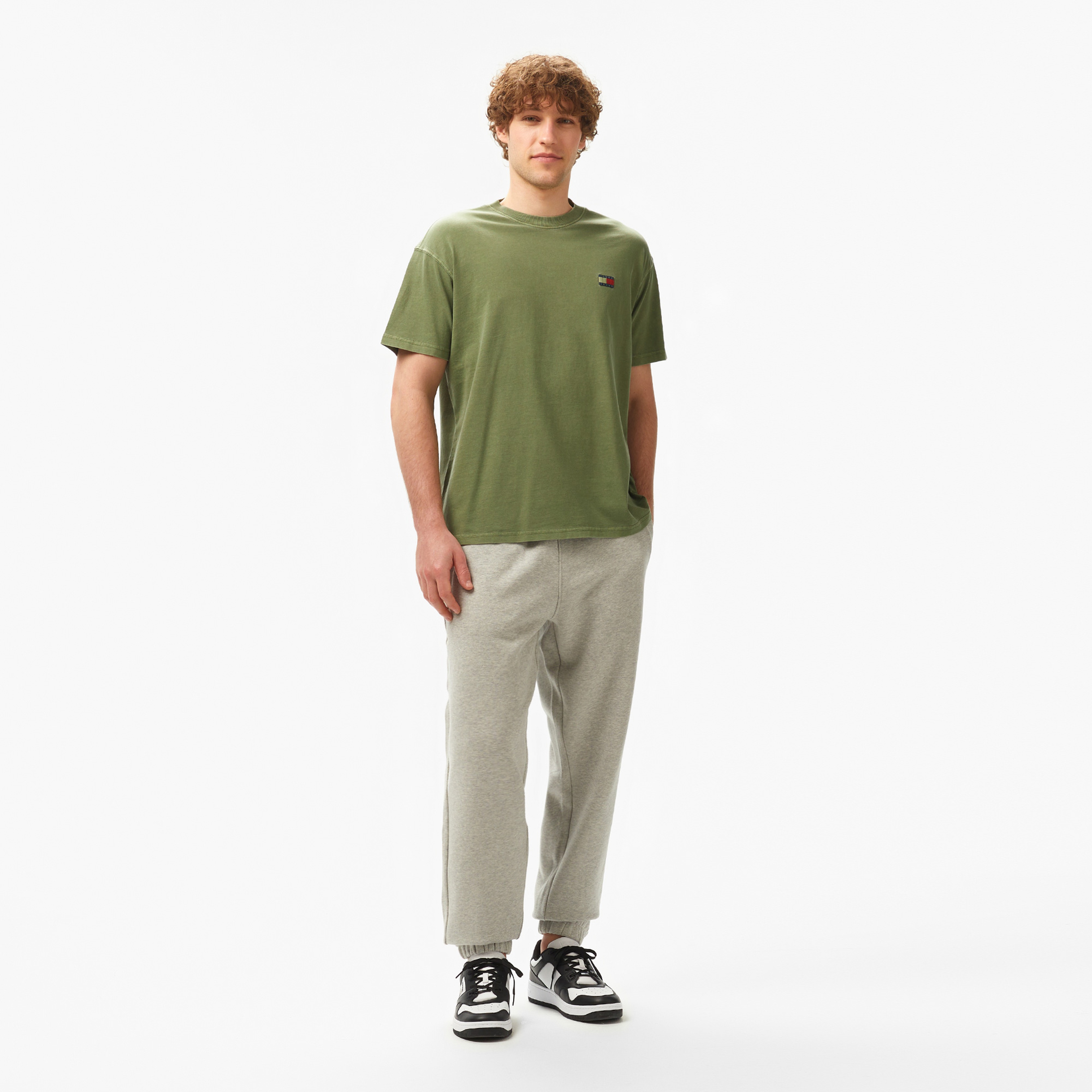 Tommy Hilfiger Erkek Yeşil T-Shirt