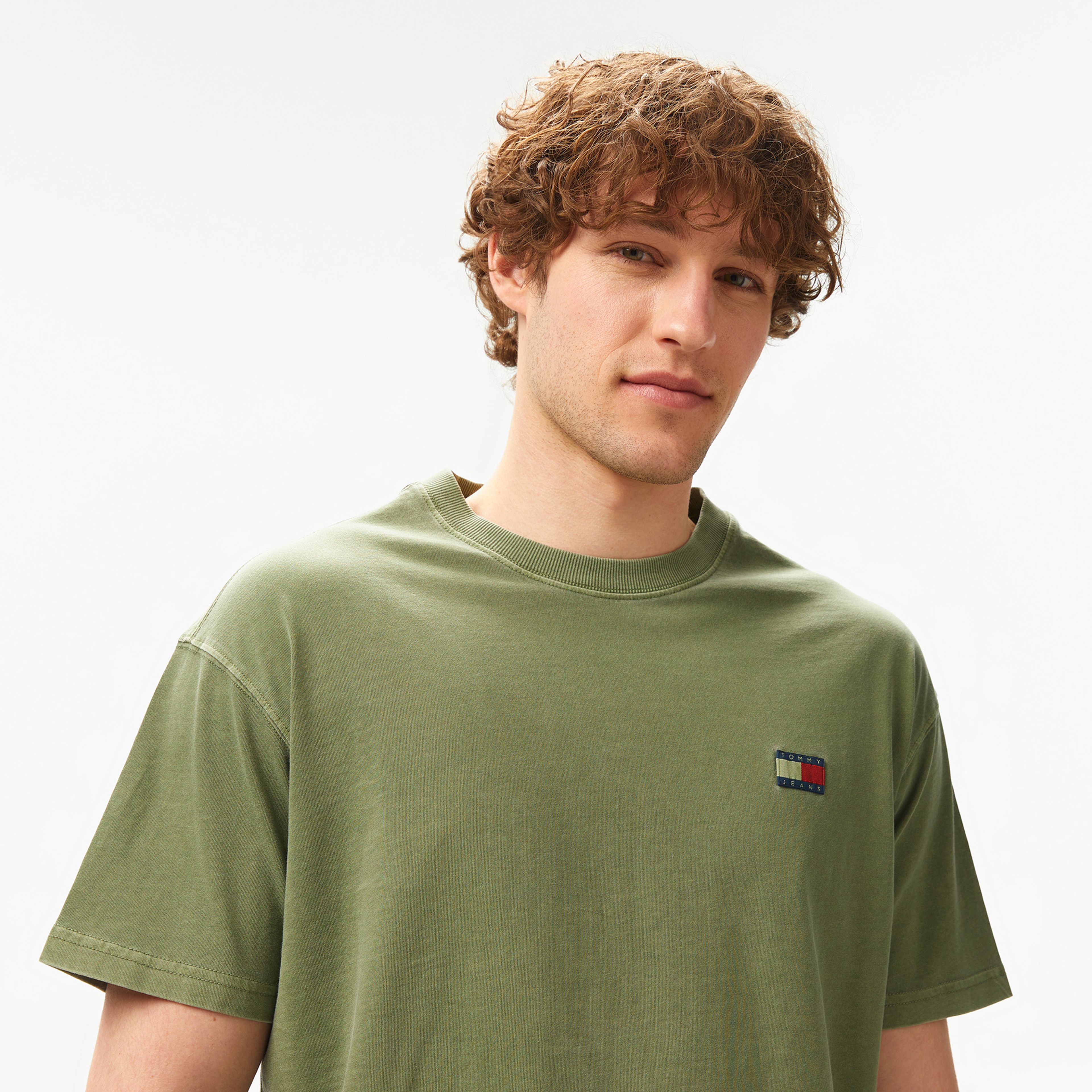 Tommy Hilfiger Erkek Yeşil T-Shirt