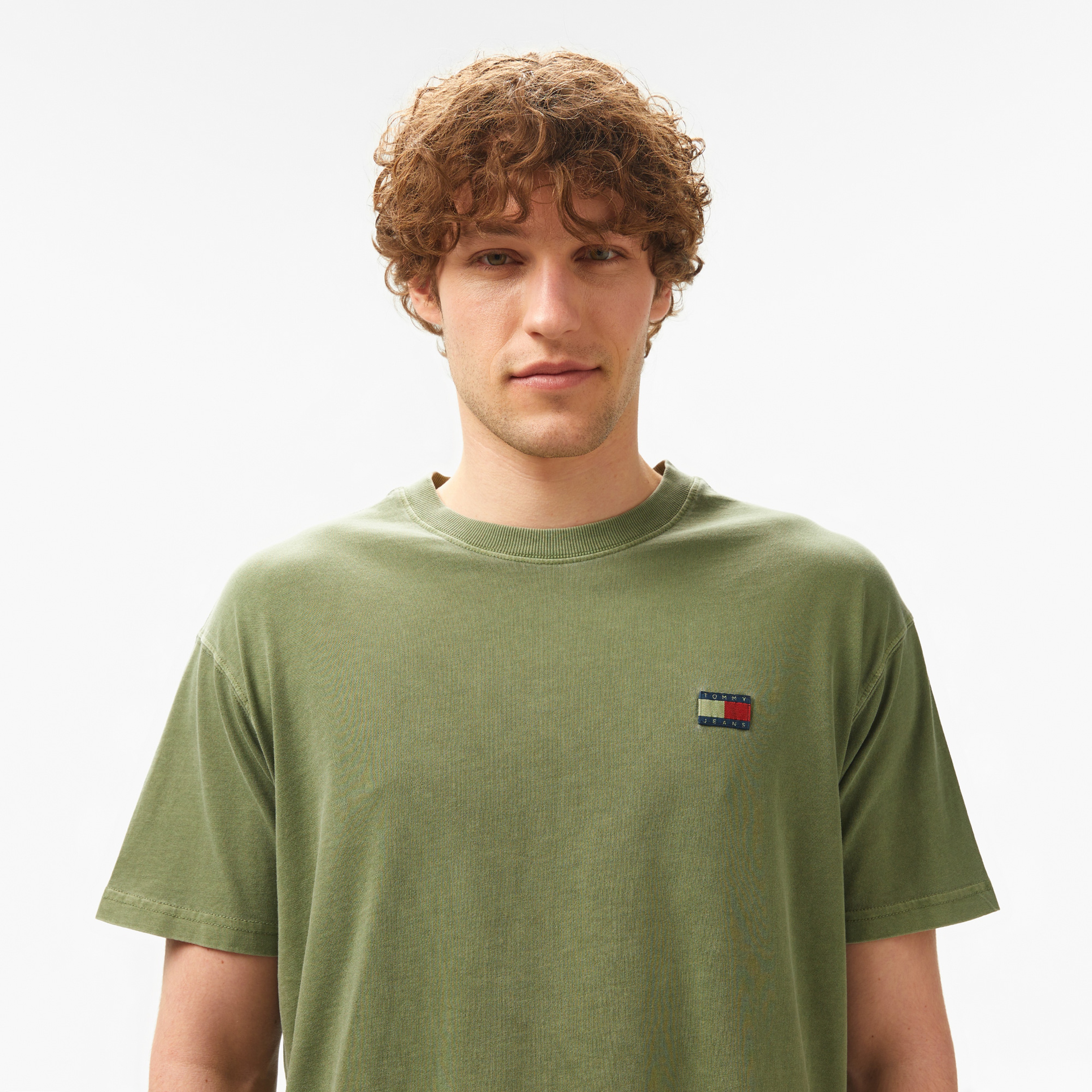Tommy Hilfiger Erkek Yeşil T-Shirt